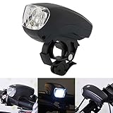 自転車用LEDライト 高輝度LED5灯で強力に点灯 防水仕様 乾電池式 小型軽量 点灯モード3種類 取付け簡単 夜間の走行を安全に FMTXC7615W