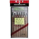 よしひで 彫刻刀 砥石付 7本組