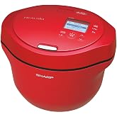 シャープ ヘルシオ ホットクック 水なし 自動調理鍋 KN-HW24G-R レッド2.4L 2~6人用 無線LAN接続 2段同時調理