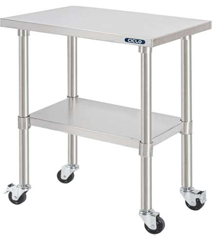 ステンレス製　業務用　 作業台　 二段作業台　厨房　送料込み！ Amazon.co.jp: 日本製造 作業台 ステンレス 2段タイプ ア