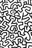 BLIK 貼ってはがせるパターン壁紙 キース・へリング　Keith Haring pattern Wall Tiles　 アメリカ発 きれいに剥がせて壁を傷めないので賃貸にもOK! BKH-110-P