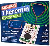 MicroKits(マイクロキット) Theremin エレクトロニクスキット | 教育用電子音楽STEAM/STEMキット 子供や大人向け | 工具不要 簡単組み立てブレッドボードキット