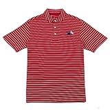NCAAメンズメンズTurnerクラシックストライプポロ L レッド
