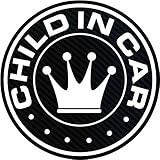 CHILD IN CARマグネット（ホワイト）