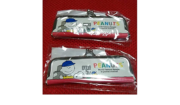 Amazon Co Jp 郵便局 スヌーピー がまぐち印鑑ケース 2つ ホビー