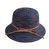 夏ビーチ帽子サンバイザーハットバケットSun Hat Straw Hatプリンセス、Dの