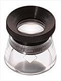 原稿チェックに便利！デスクルーペSL-15／倍率15.0倍／レンズ径20mm／光学ガラスレンズ