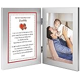 First Valentine's Day Gift From Baby to Daddy - Sweet Poem in Double Frame - Add Photo by Poetry Gif