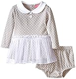 Isaac Mizrahi baby-girls微妙なドット柄スカートドレスwithおむつカバー US サイズ: 18 - 24 months