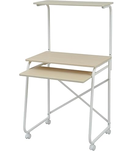 Amazon | シグマAPO パソコンラック、ダブルスライドテーブル