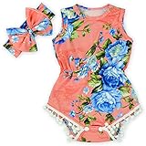 Anbaby ベビーガール かわいいロンパースボディスーツ US サイズ: 12-24 Months カラー: ブルー