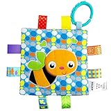 Canghai Baby Appease Towel Baby Calm Blanket ComfortingおもちゃCrinkle Meおもちゃを0 – 3 Years Old Babies Bee