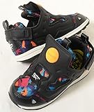 【14cm-16cm】Reebok VERSA PUMP FURY SYN AR リーボック バーサ ポンプフューリー SYN ブラック×マルチ キッズ 子供靴 bd4471 14cm,-