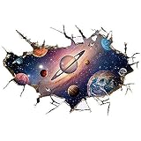 Winhappyhome Planet of the Universe壁アートステッカー用キッズ寝室リビングルームテレビ背景リムーバブル保育園インテリアデカール