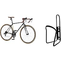 カノーバー(CANOVER) ロードバイク 自転車 シマノ14段変速 クロモリフレーム CAR-013 ORPHEUS ブラック/レッド