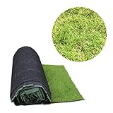 芝目が綺麗な 人工芝 ロール 1m × 10m 深型 芝たけ3.5cm | 固定ピン付き 天然芝感 35mm 芝マット グリーン(C227-S1)