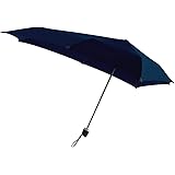 傘 耐風 Senz センズ マニュアル 折りたたみ傘 雨傘 日傘 晴雨兼用 紫外線 UVカット ミッドナイトブルー senz301-MB 91x91cm
