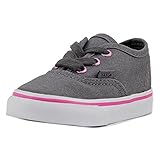 (バンズ) Vans Authentic ベビー 米国 4 グレー スニーカー [並行輸入品]