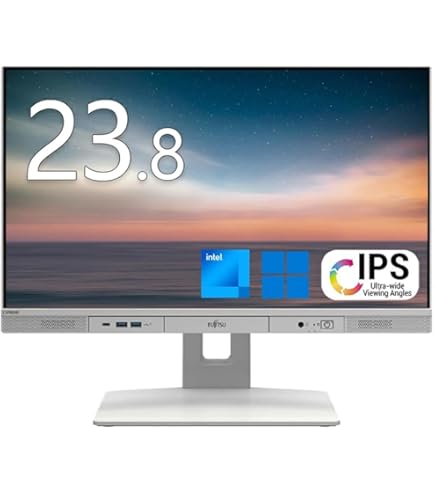 Amazon.co.jp: 【整備済み品】一体型PC 富士通 K558/24型フルHD/Win 11