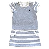 (ラルフローレン)Ralph Lauren 半袖スウェットワンピース グレー 24M/85cm [並行輸入品]