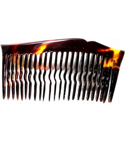 Amazon | 【創業149年セールべっ甲の菊池】本べっ甲総白甲櫛