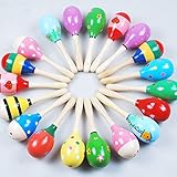 AVITMOS 1ピース サンドハンマー (カラーランダム) ミニ木製ボール 子供 おもちゃ パーカッション 楽器