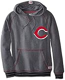 MLBシンシナティレッズファッションプルオーバーフード L グレイ