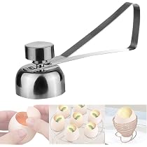 Amazon | 卵の殻割り器 卵 エッグ カッター スタンド ホルダー ゆで卵