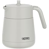 サーモス 真空断熱ティーポット ストレーナー付き 700ml ライトグレー TTE-700 LGY