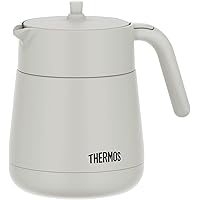 サーモス 真空断熱ティーポット ストレーナー付き 700ml ライトグレー TTE-700 LGY