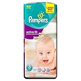 Pampers Active Fit Size 3 Midi 4-9kg (60 per pack) パンパースアクティブフィットサイズ3のmidi 4～9キロ（パックあたり60 ）