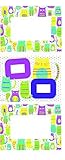Colorful Cat Photo Frames - Handmade, Great Valentine Gift for a Young Lady [並行輸入品]
