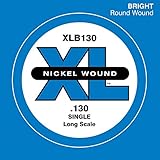 D'Addario ダダリオ ベース用バラ弦 ニッケル Long Scale .130 XLB130 【国内正規品】