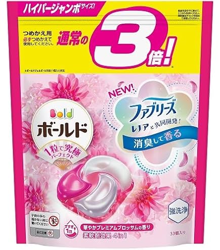 Amazon.co.jp: P&G ボールドジェルボール4D Pブロッサム 超ジャンボ 23