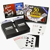 Magic Makers 50 アメイジングカードトリックキット すべての年齢向け トリックデッキ付き