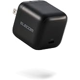 エレコム 65W 充電器 Type-C コンセント 急速 PD対応 スイング式プラグ採用 PSE技術基準適合 ブラック EC-AC12465BK