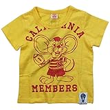 《初夏盛夏対応》INDIE JUNGLE(インディージャングル) 天竺ねずみPt半袖Tシャツ 110cm/イエロー NO.IN-173106