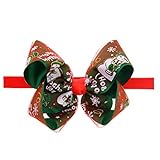 Zhhlinyuan ベビー小物 Baby Girls Toddler Christmas/Photography Pops/Costume/Party Ribbon Bowknot Headband