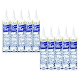 コニシ(KONISHI) ボンド シリコンコーク アイボリー 330ml #55078 10本入り