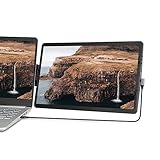 nerhemg ポータブルモニター, 14.1“360°回転 サブモニター IPSフルHD ノートPC/スマホ/PS5対応 HDMI Type-C