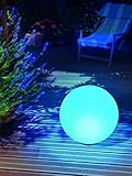 【 ボリューム感の光り / 直径３０ｃｍ ソーラーボールライト】配線不要なソーラー式/日亜製LED ホワイトカラー＆マルチカラー（お好み色調節可）、夜間自動点灯・昼間自動消灯 / ニッケル水素充電池1