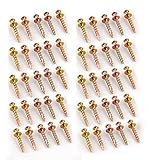 Hangman Double-Headed Bear Claw Screws for Saw Tooth's- Gold (BCK-50) [並行輸入品]