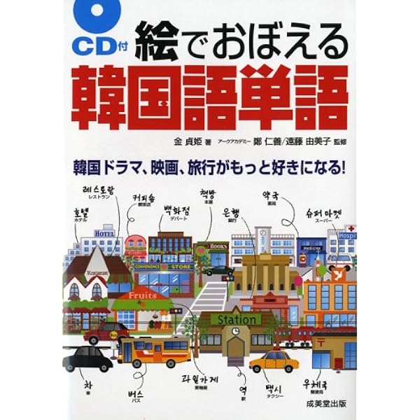 Amazon.co.jp: 絵で見る韓国語 : ハン コーウン: 本