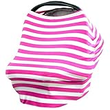 JLIKA Baby Car Seat Covers Stretchy Infant Canopy and Nursing cover for breastfeeding newborns infan