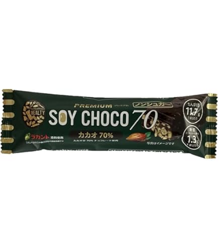 Amazon | HEALTY PROTEIN+&LOW CARB SOY CHOCO 12本セット ほうじ茶味