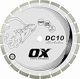 OX OX-DC10-7 Standard General Purpose 7-Inch Diamond Blade, 3/8-Inch Segment Height, DM-7/8-Inch-5/8