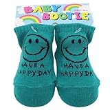 HAVE A HAPPY DAY[赤ちゃん靴下]ベビーブーティーソックス/グリーン
