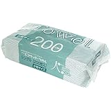 フジナップ 再生紙エコペーパータオル 小判サイズ 200枚入×40個セット