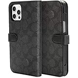 Amazon Co Jp Coach コーチ Iphone 12 Iphone 12 Pro 専用 アイフォン 12 スマートフォンケース スマホケース ブラック 手帳型 Folio Case カードスロット付き 並行輸入品 家電 カメラ