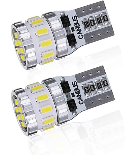 Amazon | T10 LED ホワイト 爆光 2個 キャンセラー内蔵 LED T10